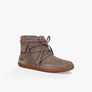 Ugg Reid Moc Mockasiner Dam Grå (342680NTZ)